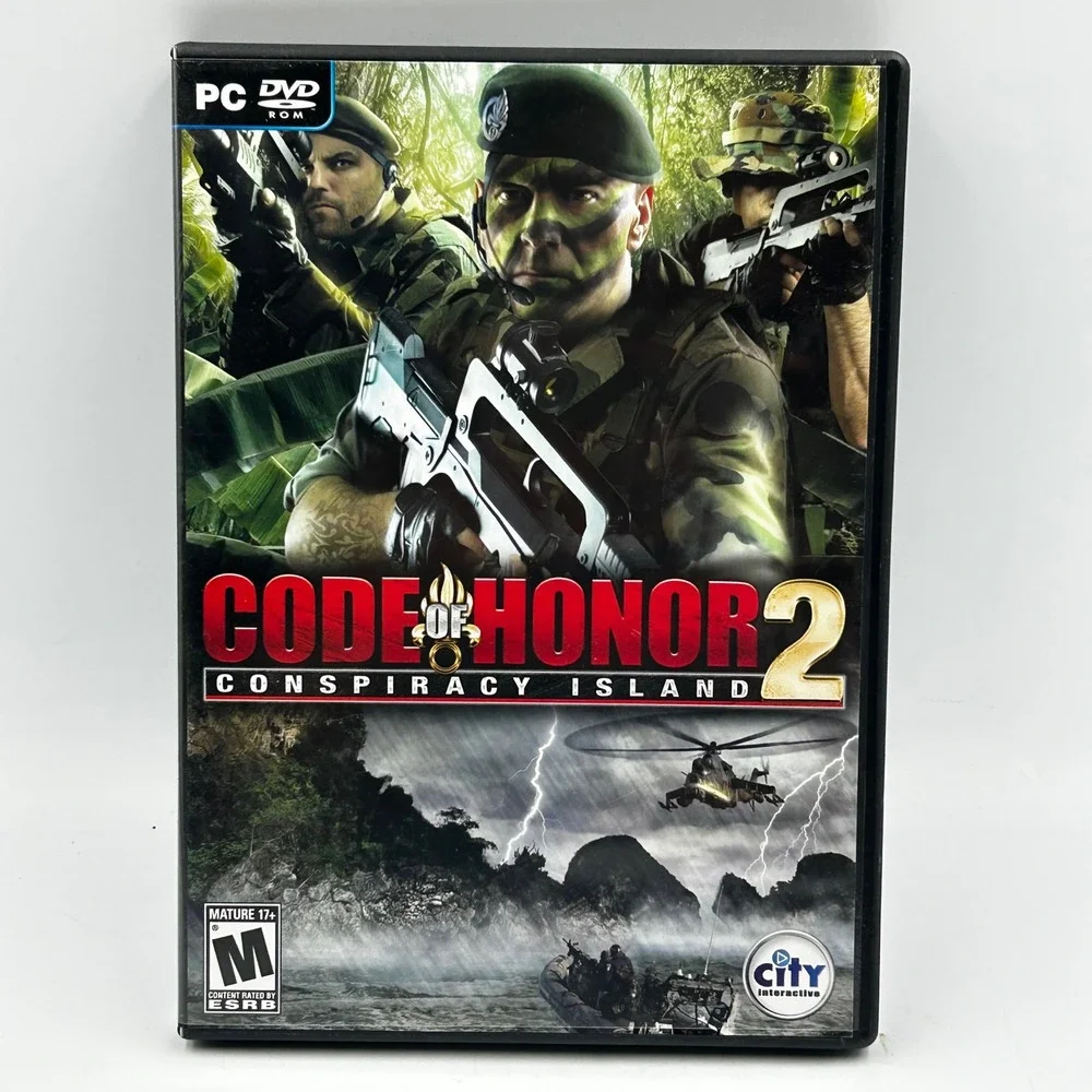 City Interactive Code of Honor 2 Conspiracy Island PC Game EUC Computer Game